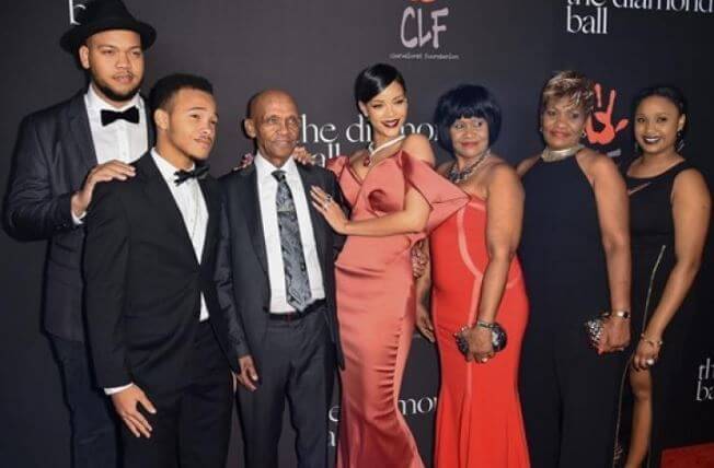 Kandy Fenty half-siblings, stepmother and paternal grandparents.